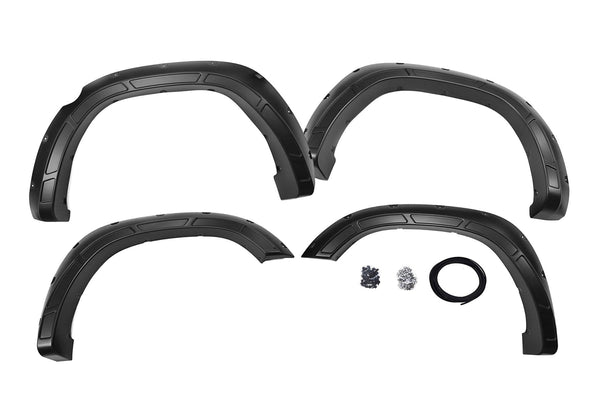 Rough Country - Fender Flares - Defender - PSC Billet Silver - Ram 1500 2WD/4WD (2019-2024)