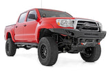 Rough Country - LED Light Kit - Ditch Mount - Black Series Round - 3.5 Inch - Amber DRL - Toyota Tacoma (05-15)