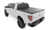Rough Country - Hard Tri-Fold Flip Up Bed Cover - 5'7 In. Bed - Ford F-150 2WD/4WD (2004-2014)