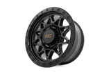 Rough Country - Rough Country 78 Series Wheel/Simulated Beadlock/Black/18x9/8x170/-12mm