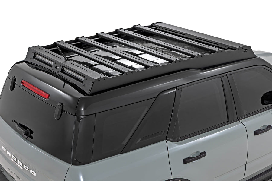 Rough Country - Roof Rack - Front/Rear LED Lights - Ford Bronco Sport 4WD (2021-2026) - 51160