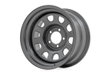 Rough Country - Steel Wheel/Gray/15x8/5x4.5/3.30 Bore/-19