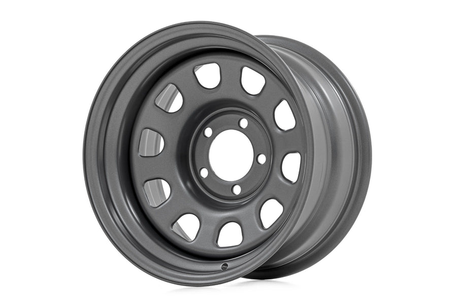 Rough Country - Steel Wheel/Gray/15x8/5x4.5/3.30 Bore/-19