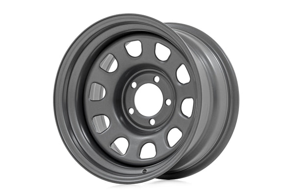 Rough Country - Steel Wheel/Gray/15x10/5x4.5/3.30 Bore/-39