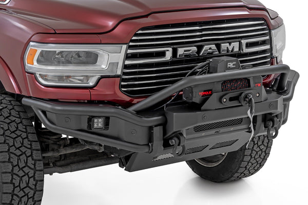 Rough Country - Front Bumper - Tubular -Winch Mount - Ram 2500/3500 2WD/4WD (2019-2026) - 51212W