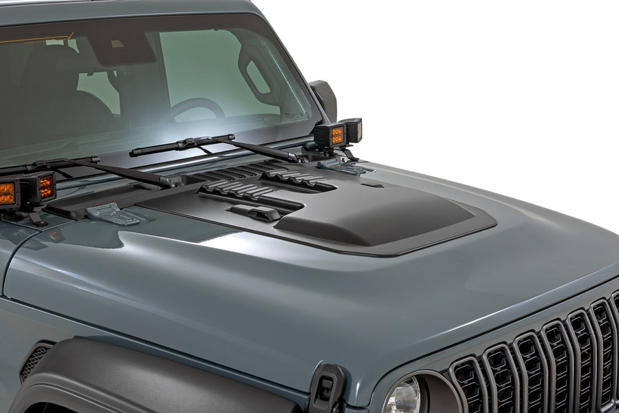 Rough Country - Hood Scoop - PHP Tuscadero - Jeep Gladiator JT/Wrangler JL 4WD (2018-2025)
