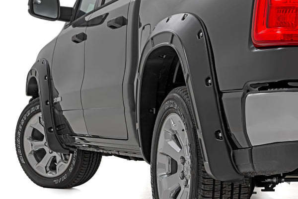Rough Country - Fender Flares - Defender - PSE Silver Zynith - Ram 1500 2WD/4WD (2025) - A-D319205-PSE