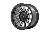 Rough Country - Rough Country 90 Series Wheel/One-Piece/Gloss Black W/machined Spokes/20x9/6x5.5/0mm