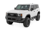Rough Country - LED Light Kit - Ditch Mount - 2 In. Black Pair - White DRL - Toyota Land Cruiser (24-25)