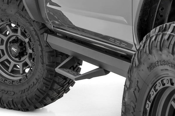 Rough Country - SRL2 Adjustable Aluminum Step - 2 Door - Ford Bronco (2 Door) 4WD (2021-2025)