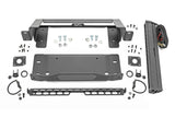 Rough Country - High Winch Mount - All Models - 20 Inch Black Single Row LED - DRL - Ford Bronco (21-25)