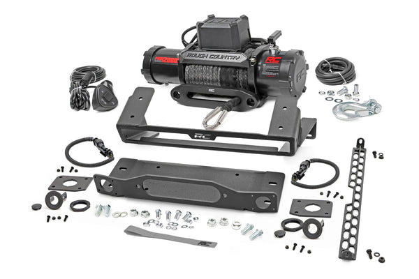 Rough Country - High Winch Mount - All Models - 12000S - Ford Bronco 4WD (2021-2025)