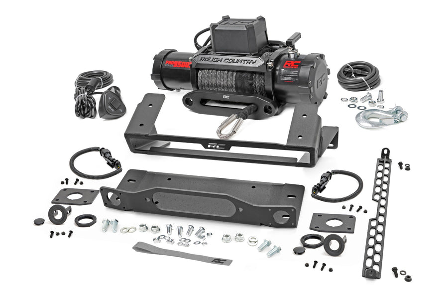 Rough Country - High Winch Mount - All Models - 9500S - Ford Bronco 4WD (2021-2025)