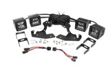 Rough Country - LED Light Kit - Fog Mount - Dual 2 In. Black Pair - Chevy Silverado 2500 HD/3500 HD (11-14)
