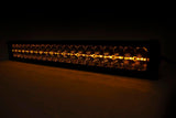 Rough Country - 20 Inch Chrome Series LED Light Bar - Dual Row - Amber DRL