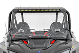 Rough Country - 30 In. Single Row Light Mount - Front - Black Series - White DRL - Polaris RZR Turbo R