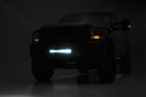 Rough Country - LED Light Kit - Bumper Mount - 20 In. Black Dual Row - Amber DRL - Ford F-250/F-350 Super Duty (05-07)