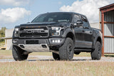Rough Country - LED Light Kit - Fog Mount - Triple 2 In. Black Pair - White DRL - Ford Raptor (17-20)