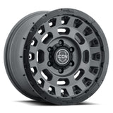 ICON Alloys Hammer Pro Charcoal 17 X 8.5 / 5 X 5 -6mm Offset 4.5" BS