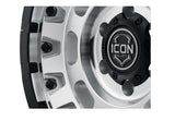 ICON Alloys Hammer Pro Silver Machined 17 X 8.5 / 5 X 150 25mm Offset 5.75" BS