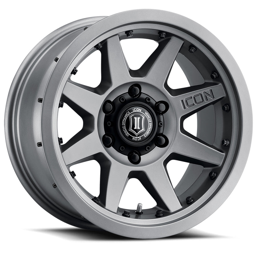 ICON Alloys Rebound Pro Titanium 17 X 8.5 / 6 X 5.5 25mm Offset 5.75" BS