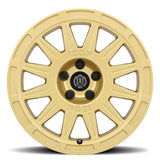 ICON ALLOYS RICOCHET GLS GOLD - 17 X 8 / 5 X 100 / 38 MM / 6" BS