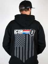 ICON GI HOODY BLACK - LARGE