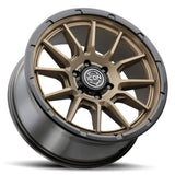 ICON Alloys Cajon Satin Bronze W/ Gloss Black Lip 20 X 9 / 5 X 150 16mm Offset 5.625" BS