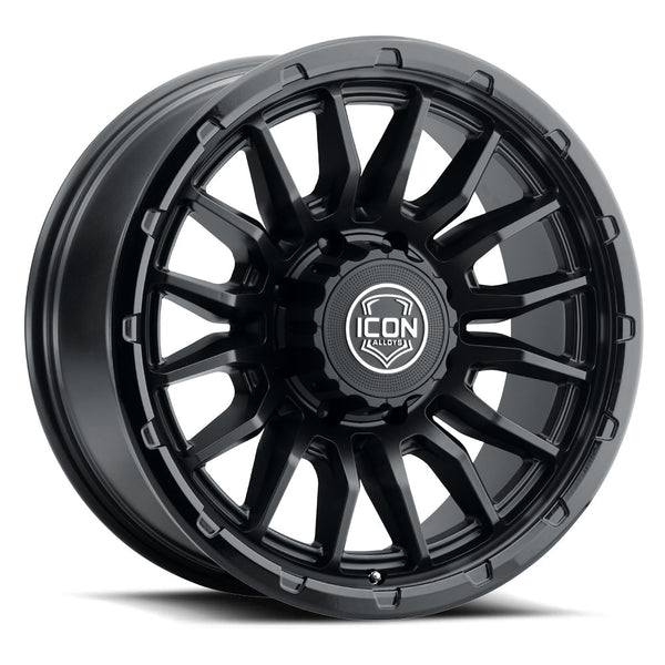 ICON Alloys Cajon Double Black 20 X 9 / 8 X 6.5 12mm Offset 5.5" BS