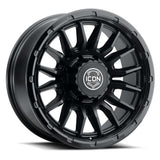 ICON Alloys Cajon Double Black 20 X 9 / 8 X 170 6mm Offset 5.25" BS