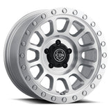 ICON Alloys Hulse Silver Machined 18 X 9 / 6 X 135 6mm Offset 5.25" BS