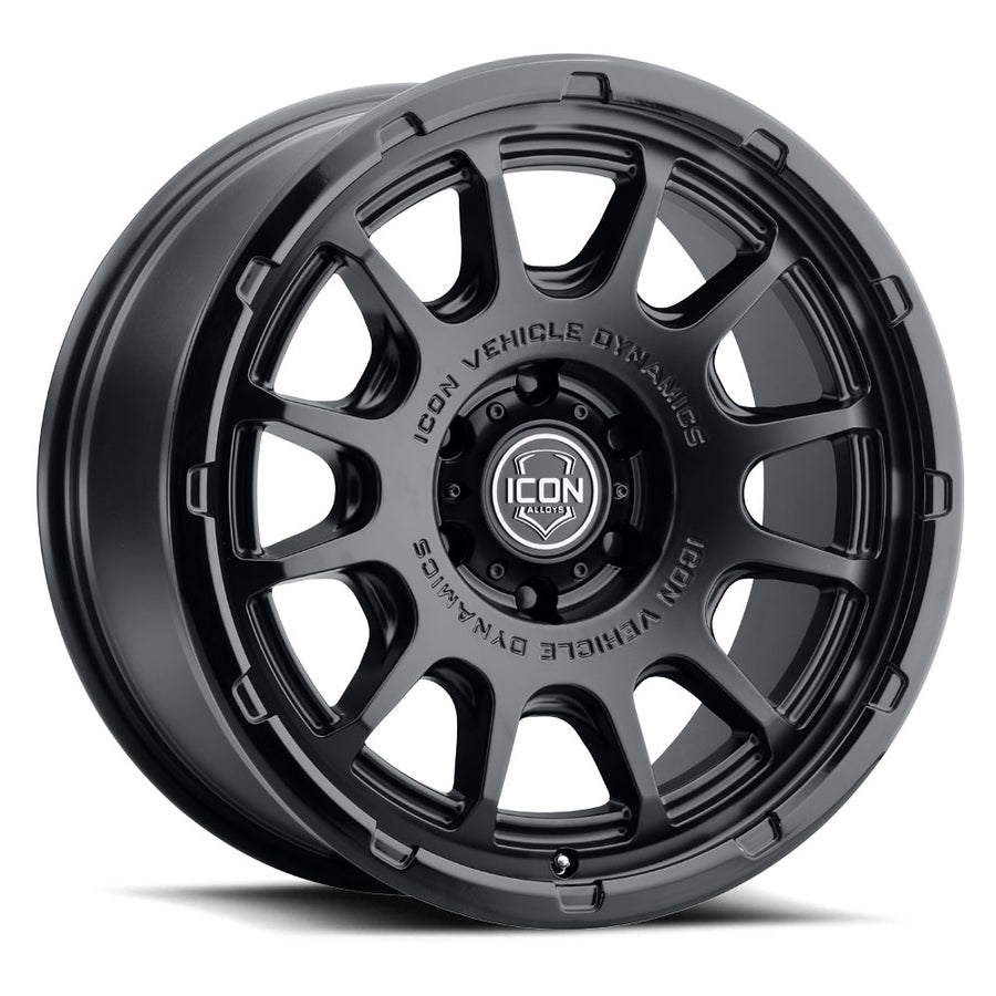 ICON Alloys Rancho Double Black 20 X 9 / 5 X 5 -12mm Offset 4.5" BS