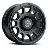 ICON Alloys Rancho Double Black 20 X 9 / 8 X 6.5 12mm Offset 5.5" BS
