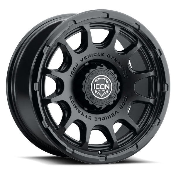 ICON Alloys Rancho Double Black 20 X 9 / 8 X 170 6mm Offset 5.25" BS