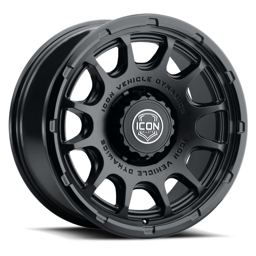 ICON Alloys Rancho Double Black 20 X 9 / 8 X 170 6mm Offset 5.25" BS