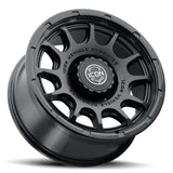 ICON Alloys Rancho Double Black 20 X 9 / 8 X 170 6mm Offset 5.25" BS