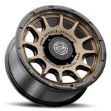 ICON Alloys Rancho Satin Bronze W/ Gloss Black Lip 20 X 9 / 8 X 180 12mm Offset 5.5" BS