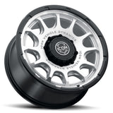 ICON Alloys Rancho Silver Machined W/ Gloss Black Lip 20 X 9 / 8 X 6.5 12mm Offset 5.5" BS