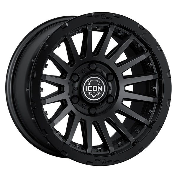 ICON Alloys Recon Pro Satin Black 18 X 9 / 8 X 6.5 12mm Offset 5.5" BS