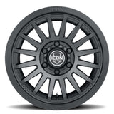 ICON Alloys Recon SLX Satin Black 17 X 8.5 / 5 X 150 25mm Offset 5.75" BS