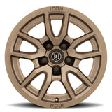 ICON ALLOYS VECTOR 5 BRONZE -17 X 8.5 / 5 X 5" / -6MM / 4.5" BS