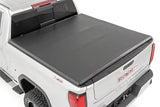 Rough Country - Soft Tri-Fold Bed Cover - 5'10 In. Bed - Chevy/GMC Sierra/Silverado 1500 (19-25)