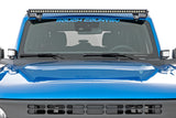 Rough Country - LED Light Kit - Upper Windshield - 50 In. Black Single Row - Ford Bronco (21-25)