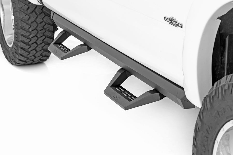 Rough Country - SRX2 Adj Aluminum Step - Crew Cab - Ram 1500/2500/3500 2WD/4WD (2010-2018 & Classic)
