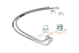 Rough Country - Brake Lines - Stainless - Front - 4-6 Inch Lift - Jeep Wrangler JK/Wrangler Unlimited (07-18)