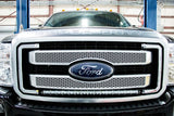 Rough Country - LED Light Kit - Grill Mount - 30 In. Black Single Row - Ford F-250/F-350 Super Duty (11-16)