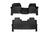 Rough Country - Floor Mats - FR & RR - FR Bench - Ford F-250/F-350 Super Duty 2WD/4WD (17-25)