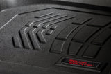 Rough Country - Sure-Fit Floor Mats - Front Over Hump - Crew - Chevy/GMC 1500/2500HD/3500HD (19-25 & Classic)