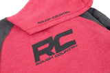 Rough Country - Rough Country Hoodie - Heater - Red/Gray - 3XL