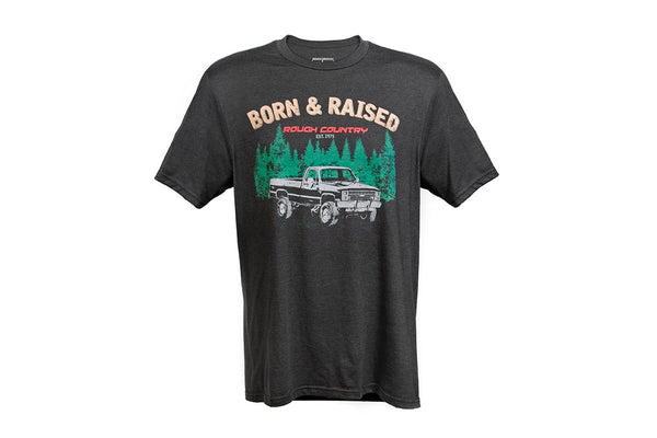Rough Country - Rough Country T-Shirt - Born & Raised - Black - 3XL